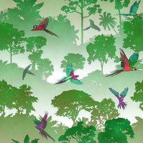 Macaw Canopy - Green // Small