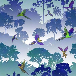 Macaw Canopy - Blue-Violet // Small