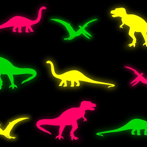 Neon Dinosaurs