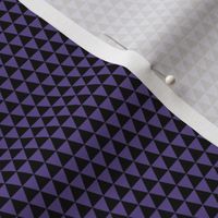 Quarter Inch Ultra Violet Purple and Black Triangles