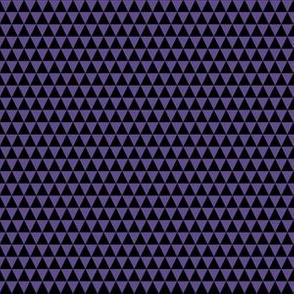 Quarter Inch Ultra Violet Purple and Black Triangles