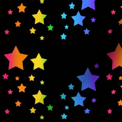 Rainbow Celestial Stars   