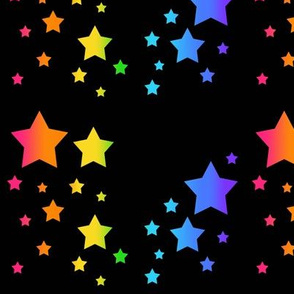 Rainbow Celestial Stars   
