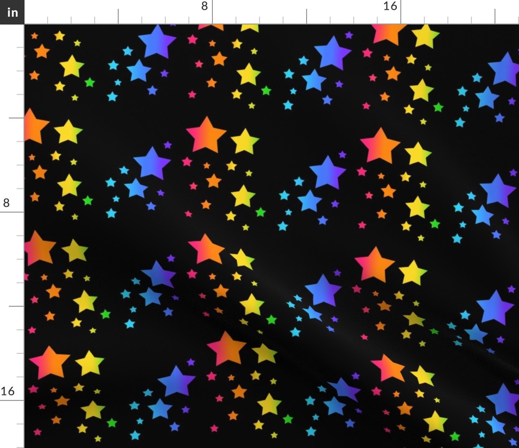 Rainbow Celestial Stars   