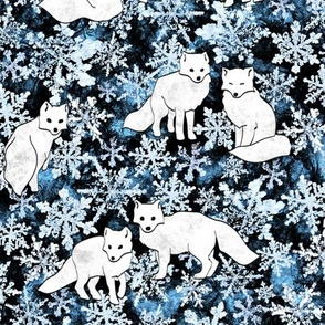 Foxes & Flakes (Blue Version)