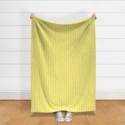 17-07ALemon Sun Yellow White Large Polka Dot || Spots drops Miss Chiff Designs 