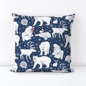 Arctic Animals blue