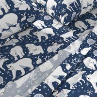 Arctic Animals blue