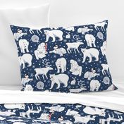 Arctic Animals blue