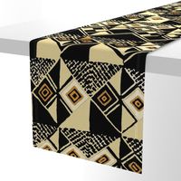 African - Kuba Tan Black - Design 7075700