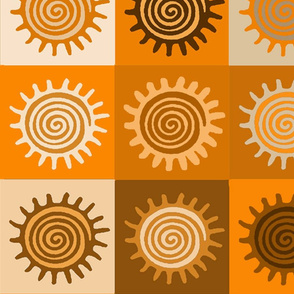 Southwest - Healing Sun orange