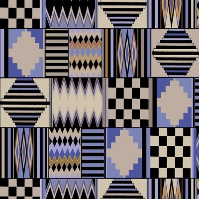 African Kente Fabric, Wallpaper and Home Decor