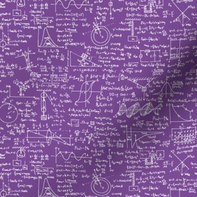 Physics Equations on Purple // Small