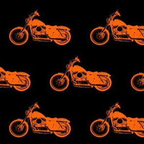 4" Orange Motorcycles