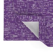 Physics Equations on Purple // Large