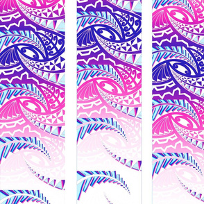 FOUR HEAVENS PASTEL PINK AND PURPLE