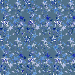 icey christmas starry night