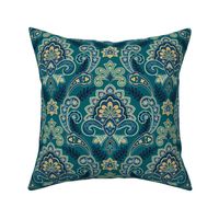 Regal Paisley Teal