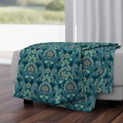 Regal Paisley Teal