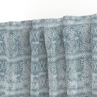 (small scale) vintage moroccan - dusty blue
