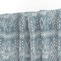 (med scale) vintage moroccan - dusty blue