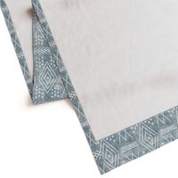 (med scale) vintage moroccan - dusty blue