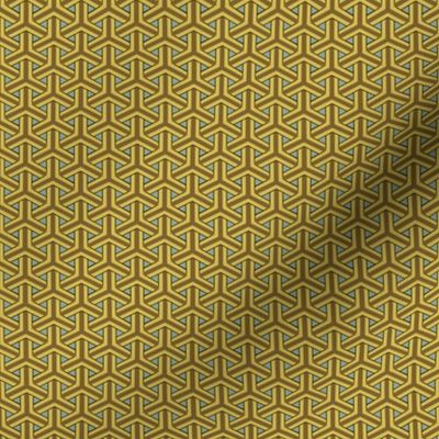 Bamboo Weave Small - Gold