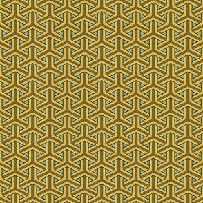 Bamboo Weave Small - Gold