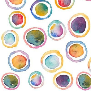 Watercolor Droplets