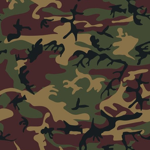 US Woodland Camo // High-Contrast