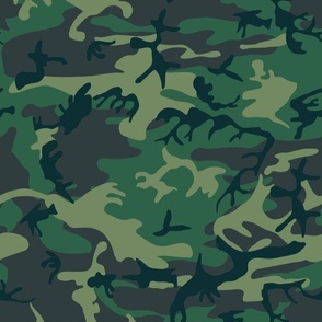 US Woodland Camo // Dark