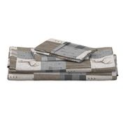 Rustic Buck Wholecloth Quilt - Soft Brown And Grey