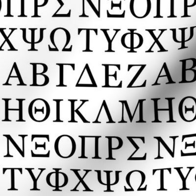 Greek Letters