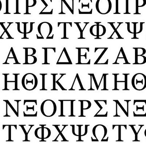 Greek Letters