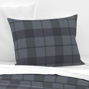 blue grey plaid textured