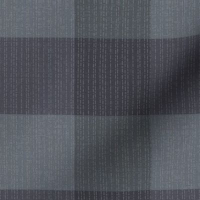 blue grey plaid textured