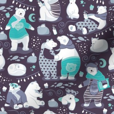 Arctic bear pajamas party