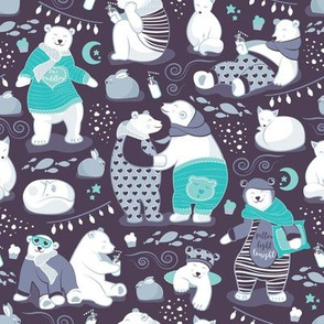 Arctic bear pajamas party