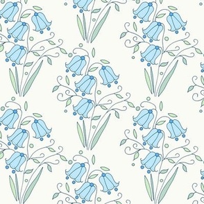 Bluebell Floral, Cream