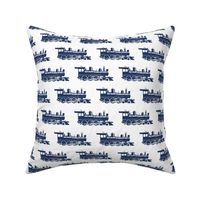 Navy Blue Steam Engines // Large