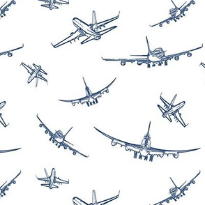 Blue Plane Sketches // Small