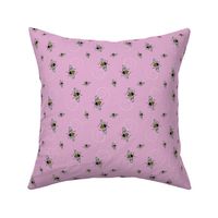 Honeybees Pink Lavender
