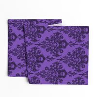 2018 Skull Damask-purple