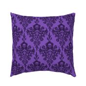 2018 Skull Damask-purple