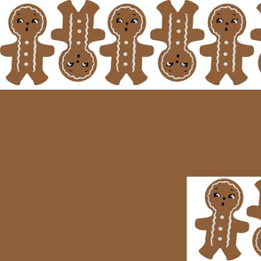 Small gingerbread men cut and sew