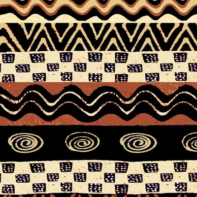African Patchwork Fabric, Wallpaper and Home Decor