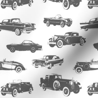 Grey Vintage Cars