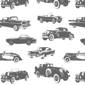 Grey Vintage Cars