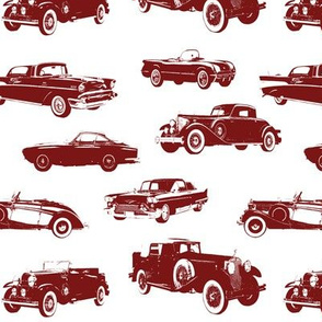 Red Vintage Cars 