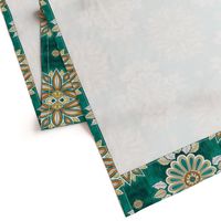 Moroccan Floral - emerald